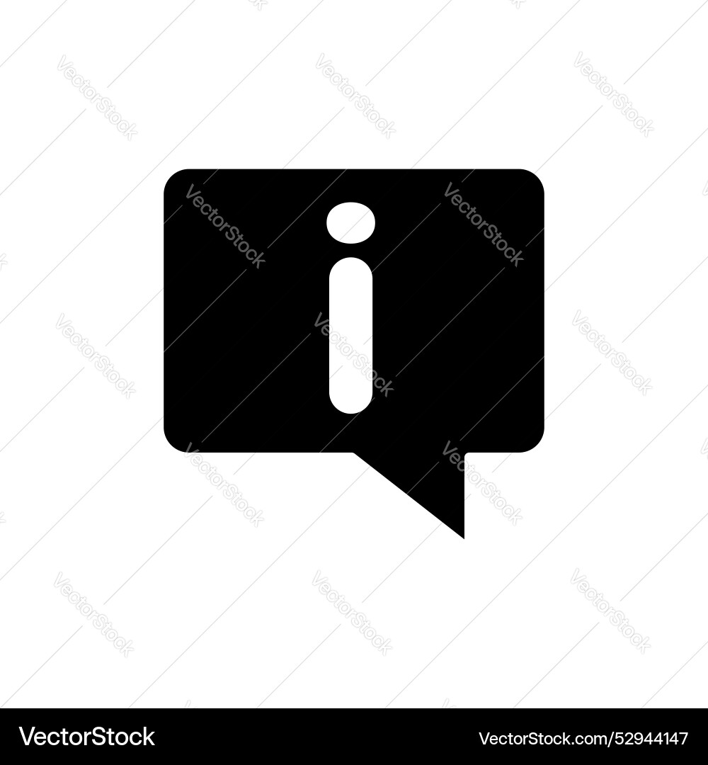 Info icon set inform symbol i button faq sign Vector Image