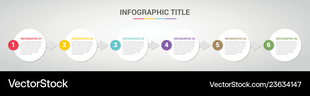 Infographic template with circle round style Infographic template with circle round style vector image
