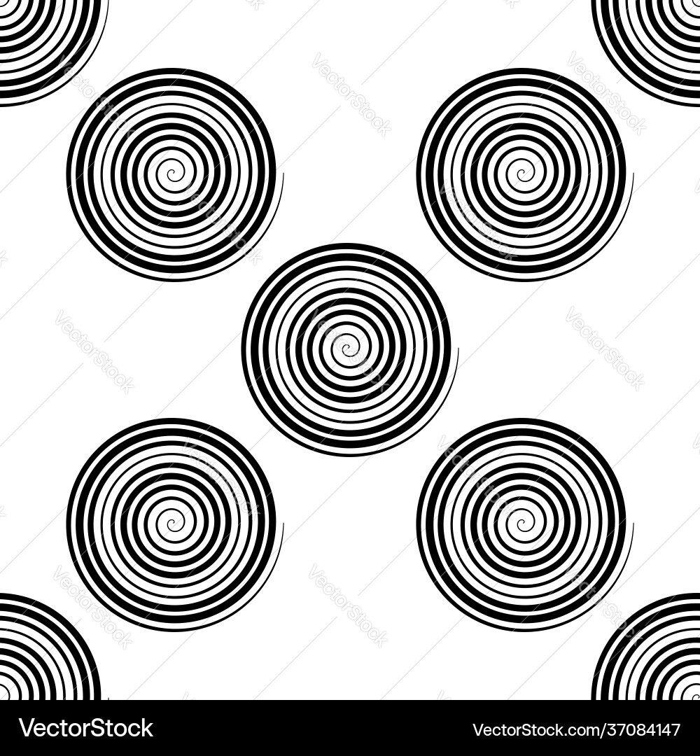 Repeatable pattern with spiral swirl twirl shape Repeatable pattern with spiral swirl twirl shape vector image