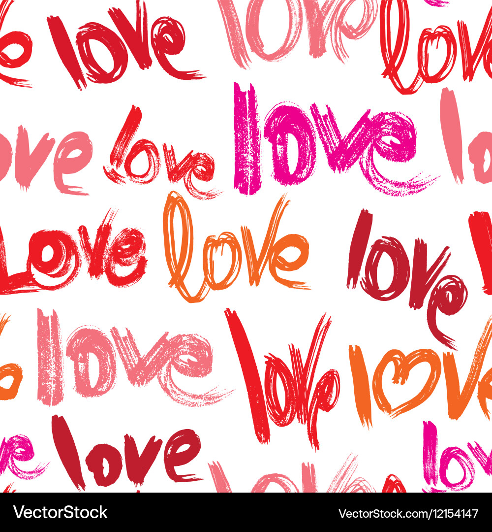 Seamless pattern with brush strokes and scribbles vector image