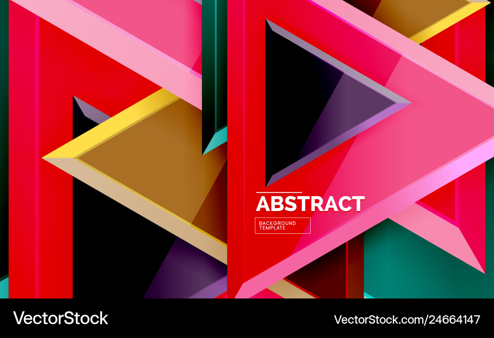 Triangular low poly background design Triangular low poly background design vector image