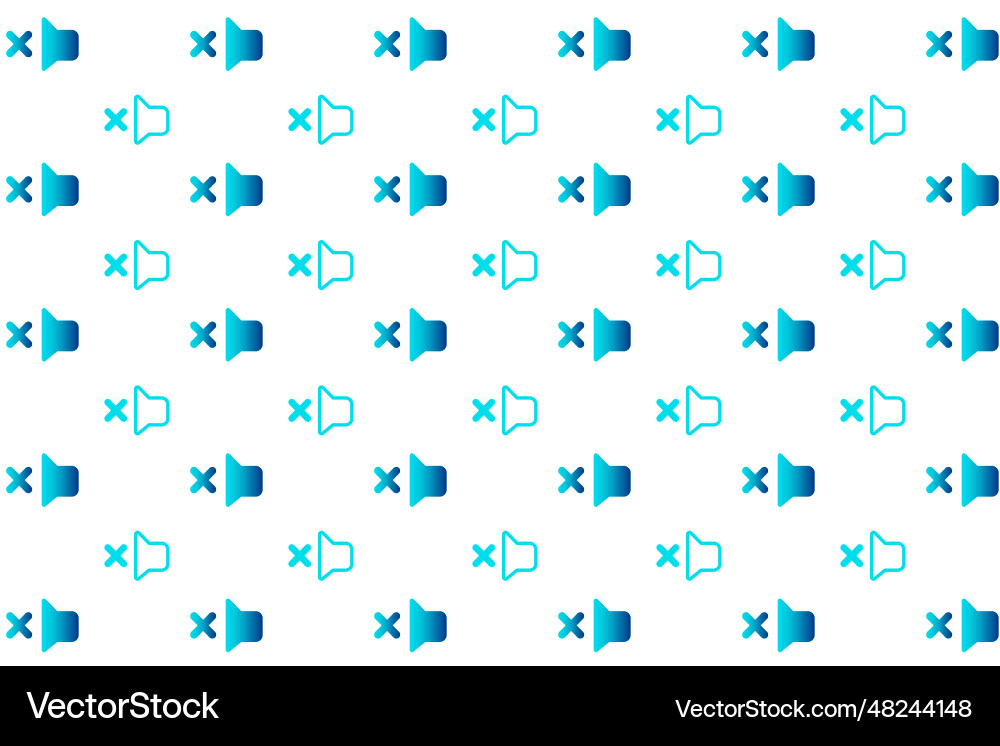 Abstract no sound pattern background Abstract no sound pattern background vector image