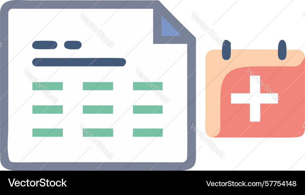 Add event document icon for calendar entry design vector image