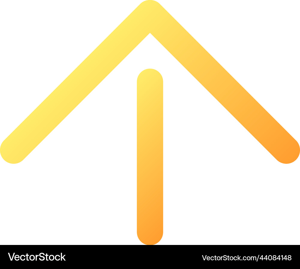 Move upward pixel perfect flat gradient color ui Move upward pixel perfect flat gradient color ui vector image
