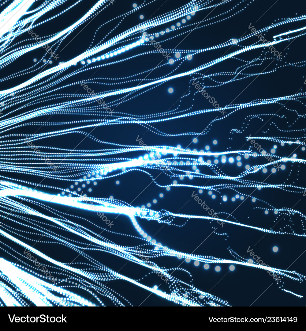 Background with dots 3d grid technology style Background with dots 3d grid technology style vector image