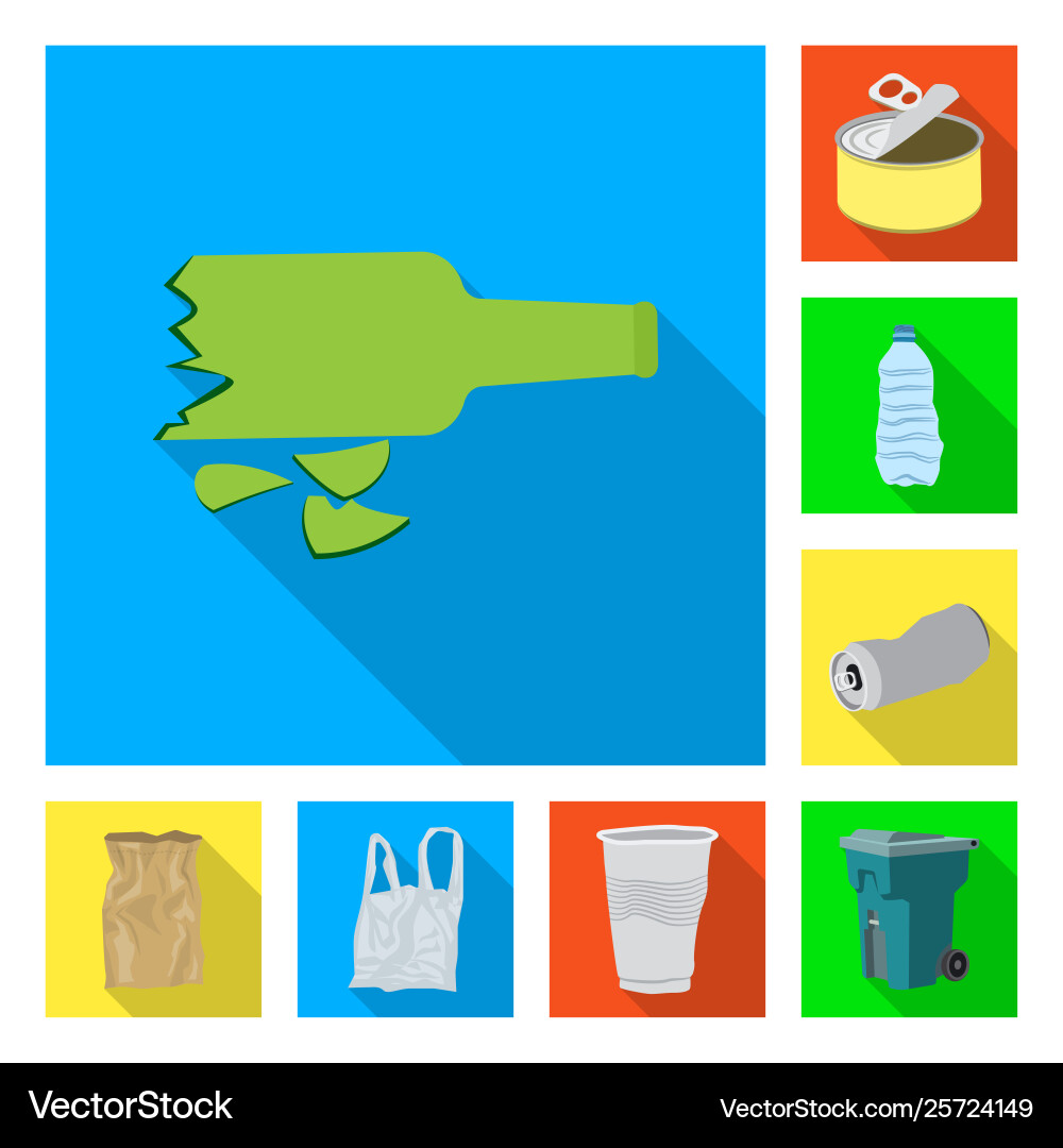 Design dump and sort sign set Design dump and sort sign set vector image