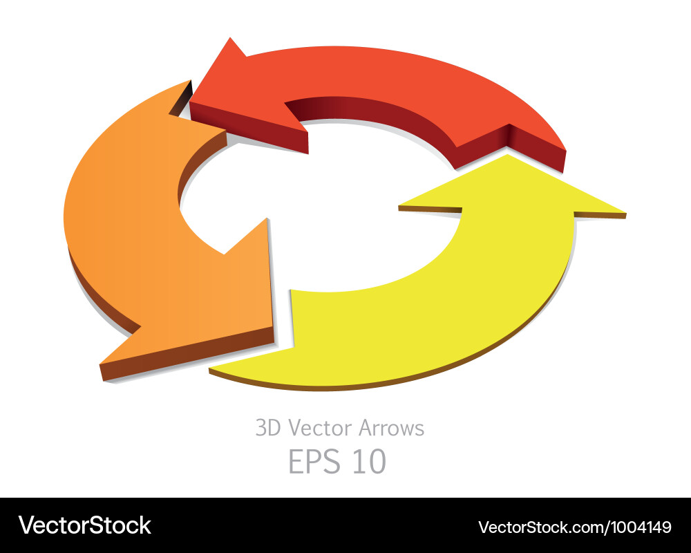 Dynamic Circular Arrows - Progress vector image