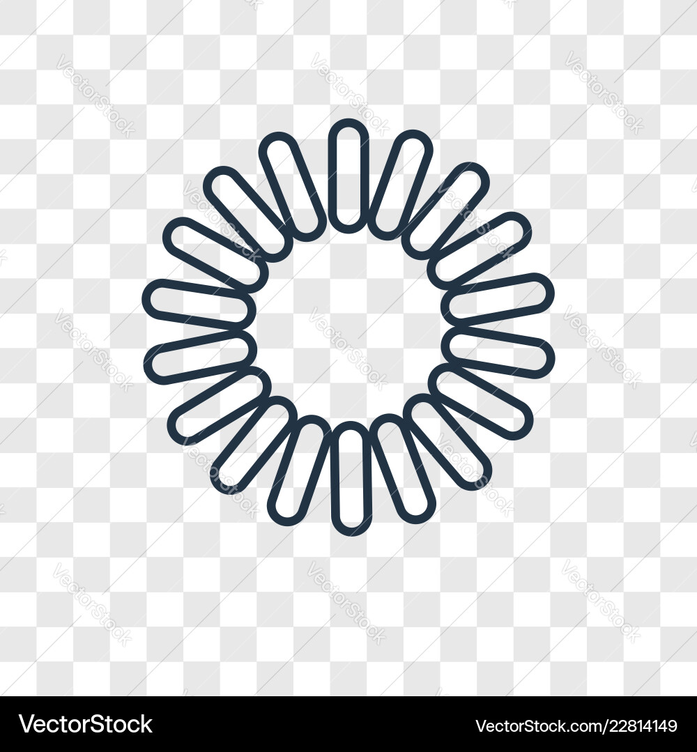 Loading concept linear icon isolated Vector Image