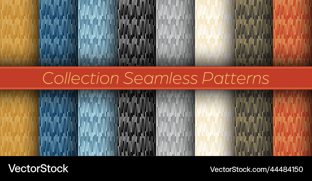 A set of seamless patterns for backgrounds A set of seamless patterns for backgrounds Vector Image