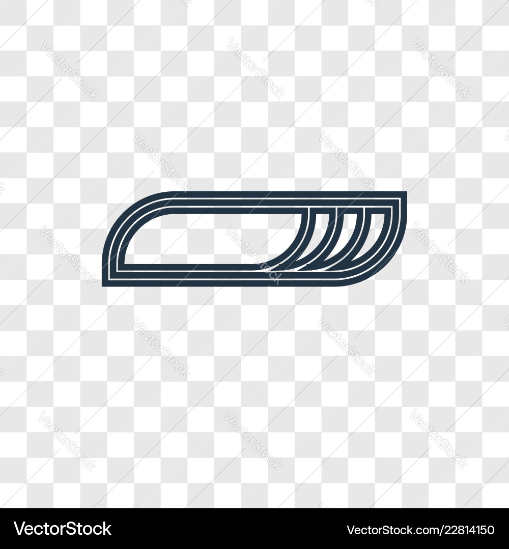 Loading concept linear icon isolated vector image