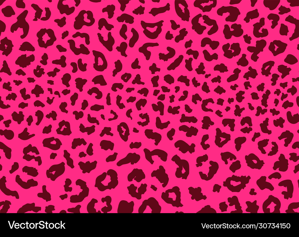 Seamless leopard fur pattern Seamless leopard fur pattern vector image