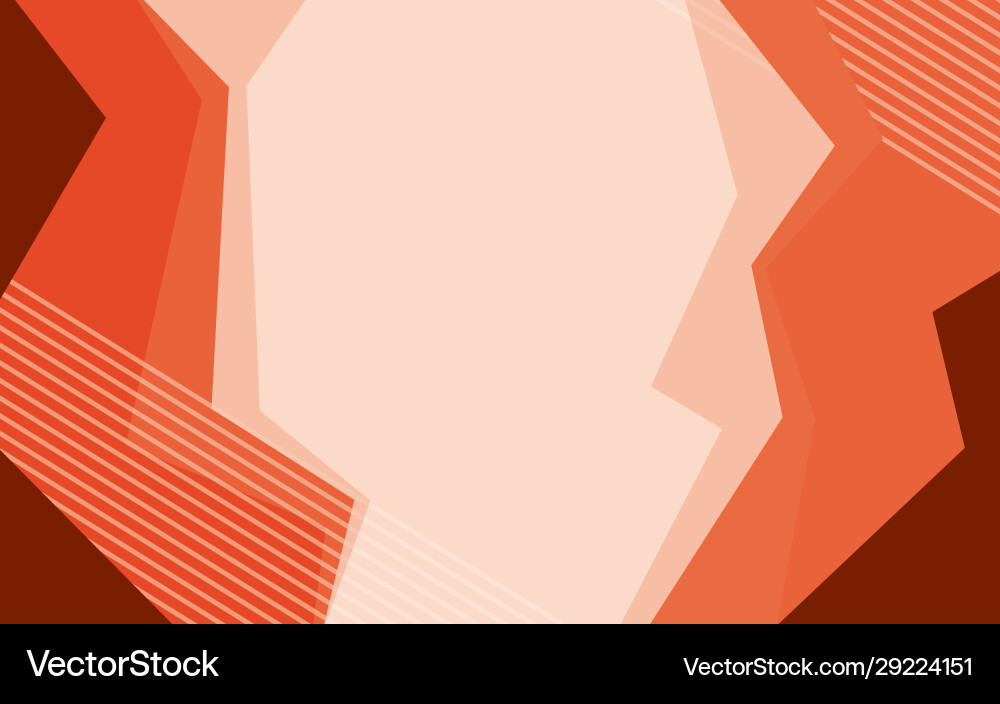 Background design with abstract patterns in red Vector Image