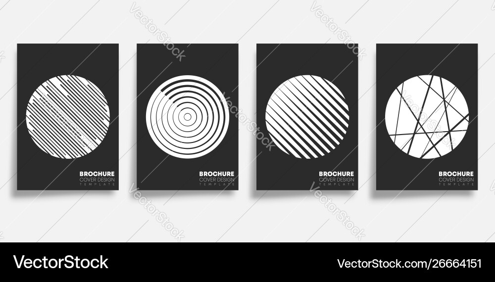 Background with abstract geometric shapes set Background with abstract geometric shapes set vector image