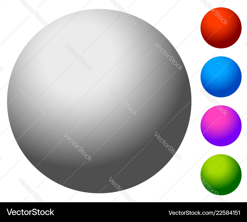 Button badge element in several color blank Button badge element in several color blank vector image