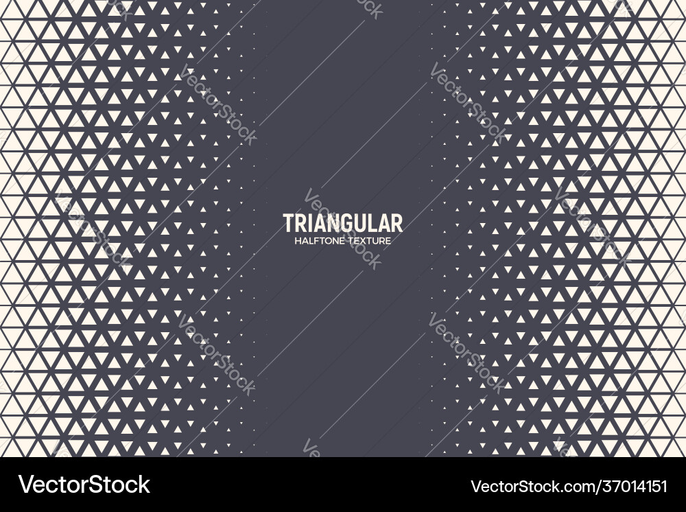 Halftone triangular pattern abstract geometric Halftone triangular pattern abstract geometric vector image