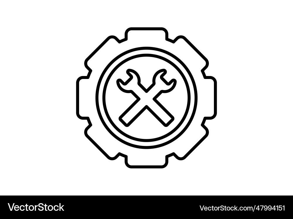 Installation icon related to setup Installation icon related to setup vector image