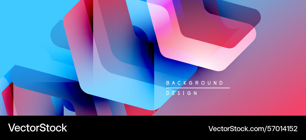 Abstract geometric shapes overlap creating Abstract geometric shapes overlap creating vector image