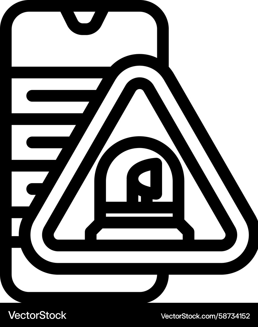 Emergency Mode Icon Vector Image