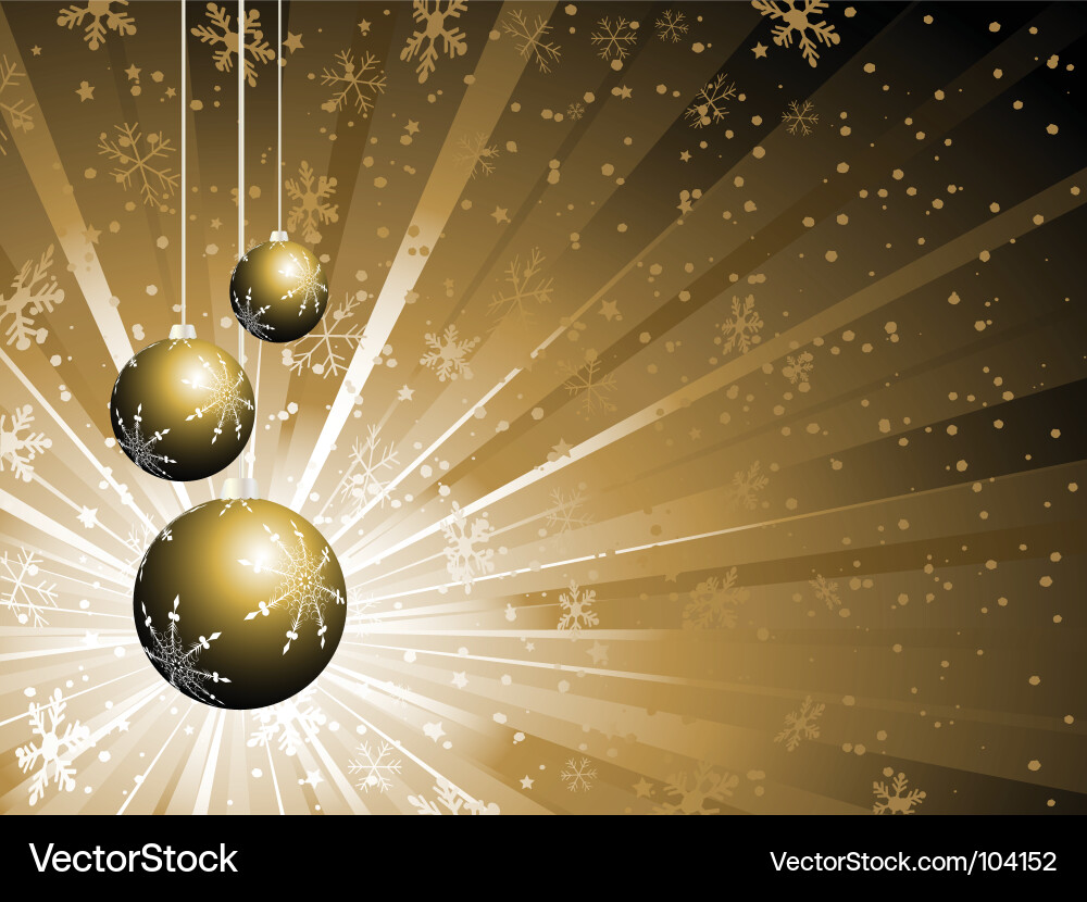 Festive Christmas Background Vector Image