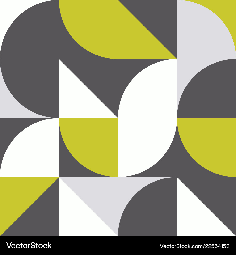 Geometric Block Pattern vector image