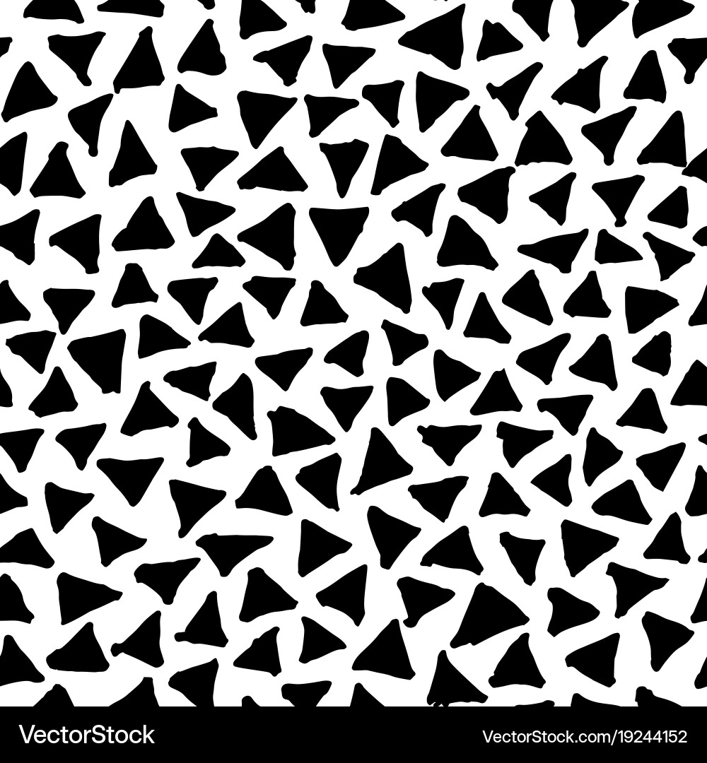 Irregular triangles pattern vector image