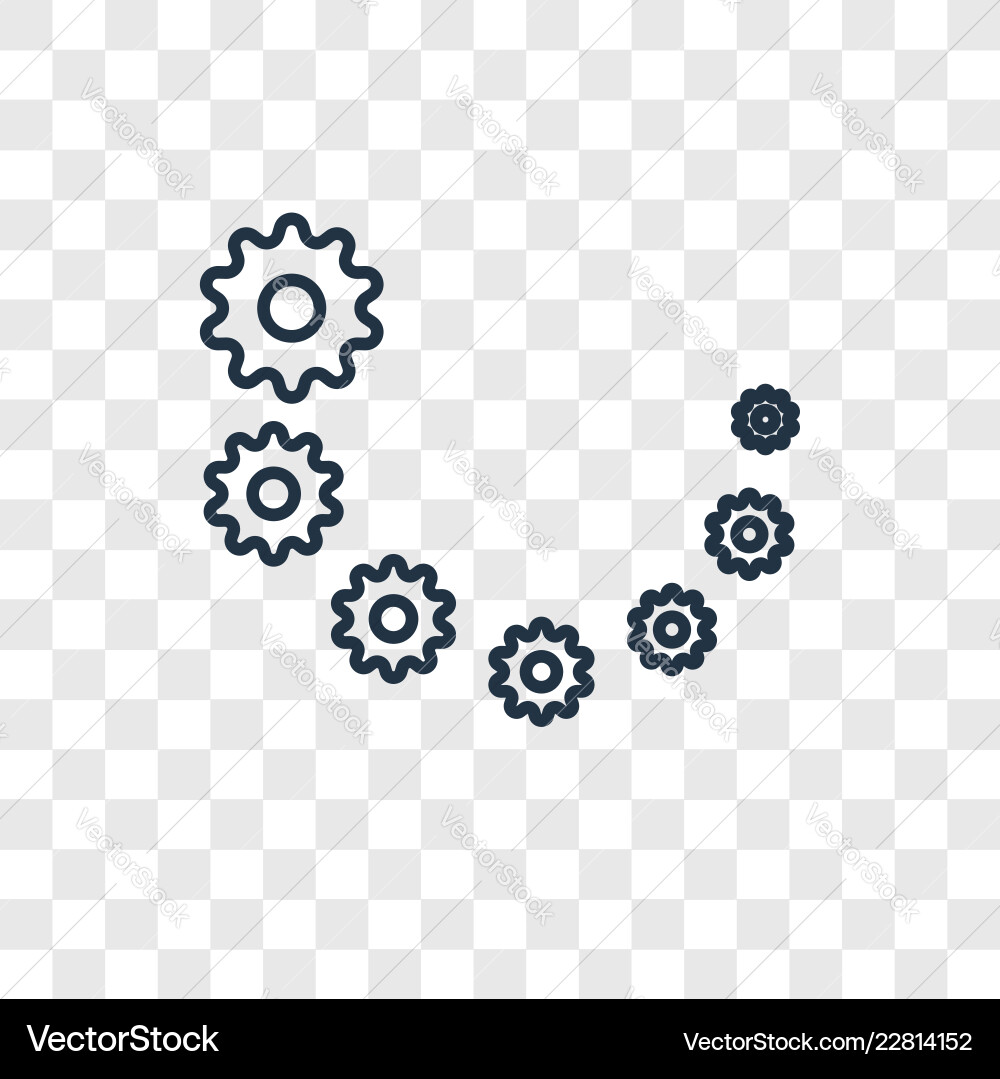 Loading concept linear icon isolated vector image