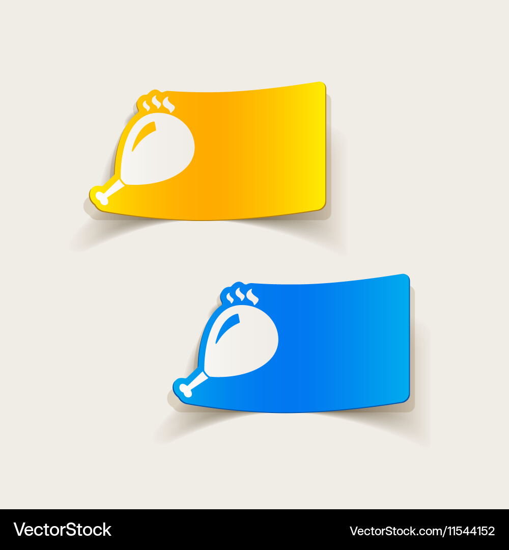 Realistic design element gammon Vector Image