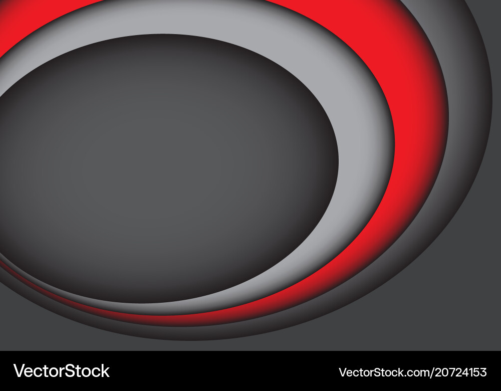 Abstract Red Gray Curve Background vector image