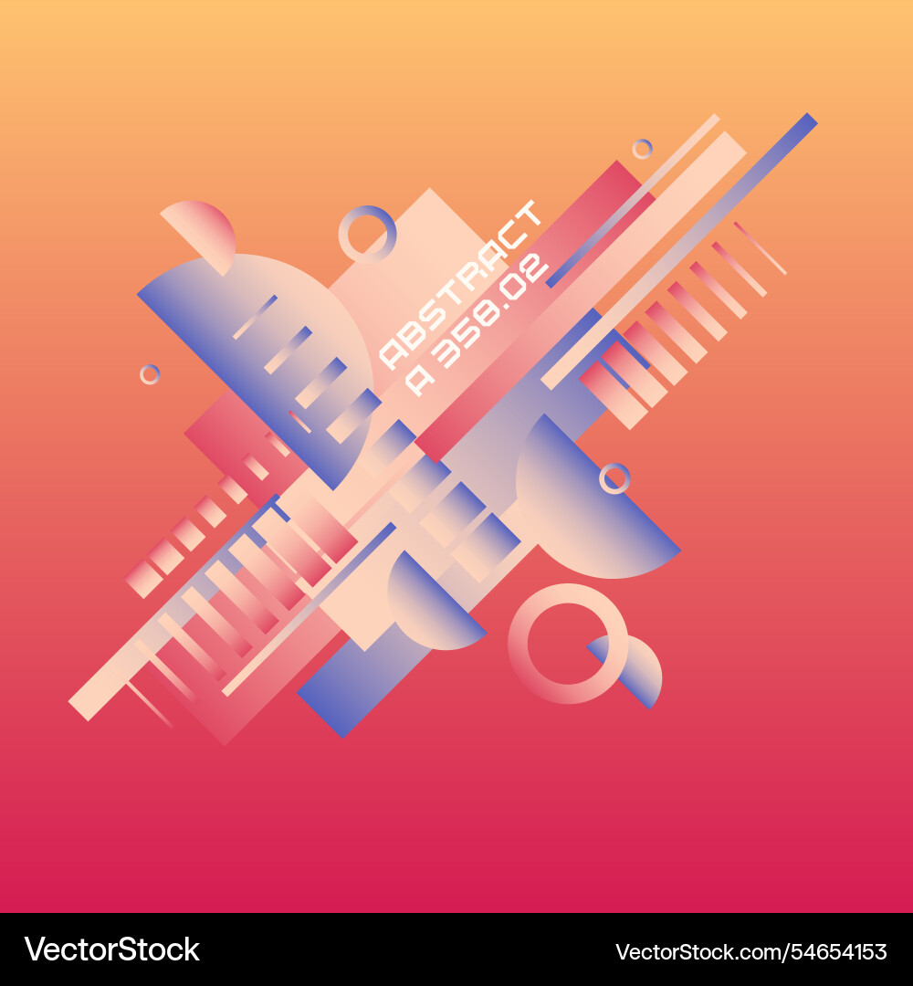 Modern backgrounds with abstract elements Vector Image