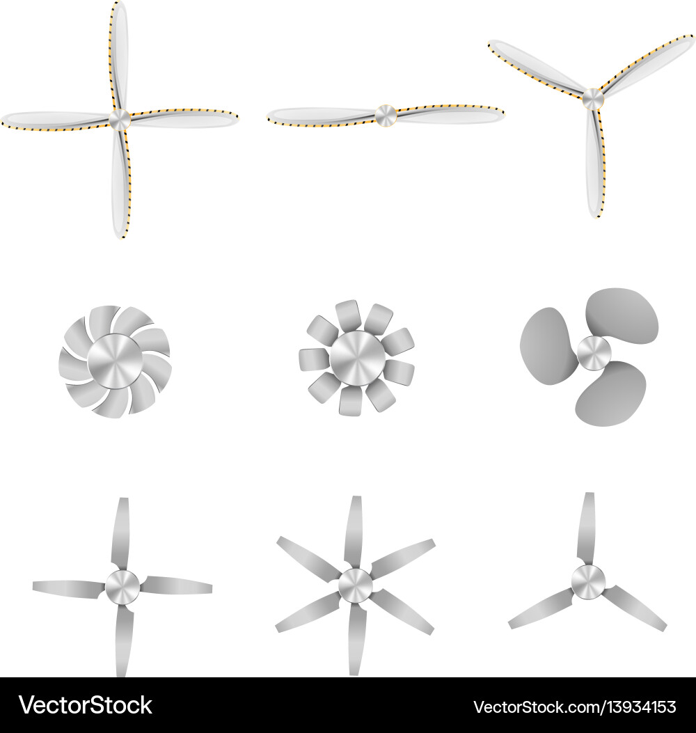 Nautical Collage Propeller Vector Images (13)