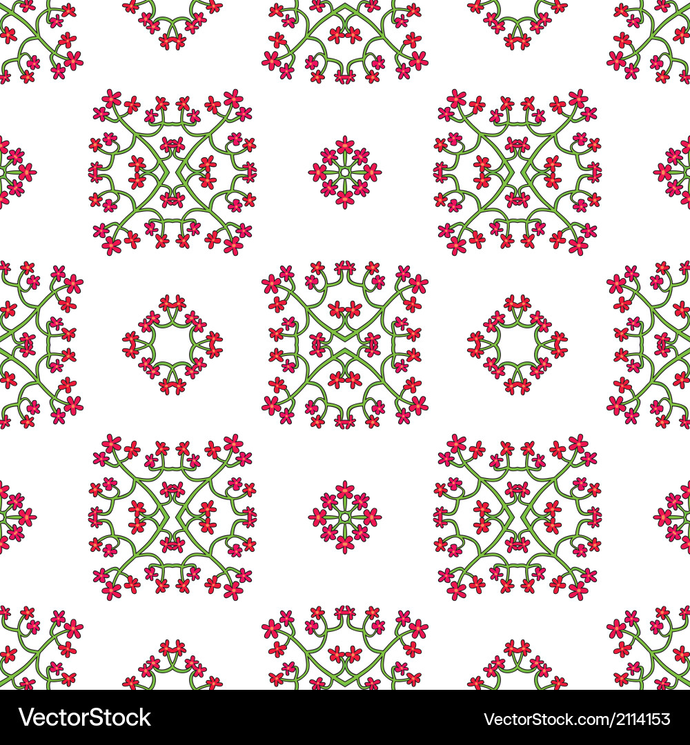 Seamless pattern vector image
