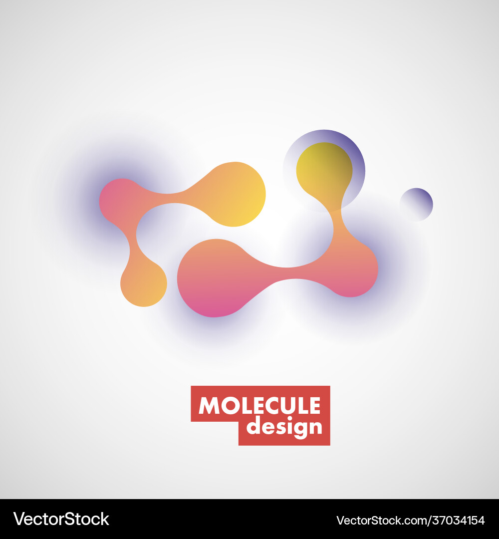 Circles and abstract shapes connect element Circles and abstract shapes connect element vector image
