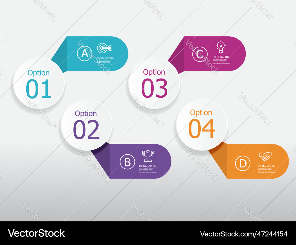 Horizontal timeline infographic element report Horizontal timeline infographic element report vector image
