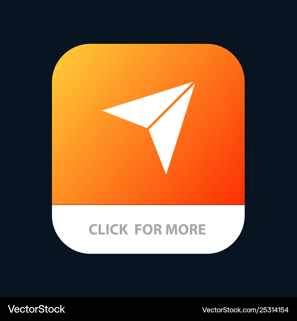 Map pin marker mail mobile app button android Map pin marker mail mobile app button android vector image