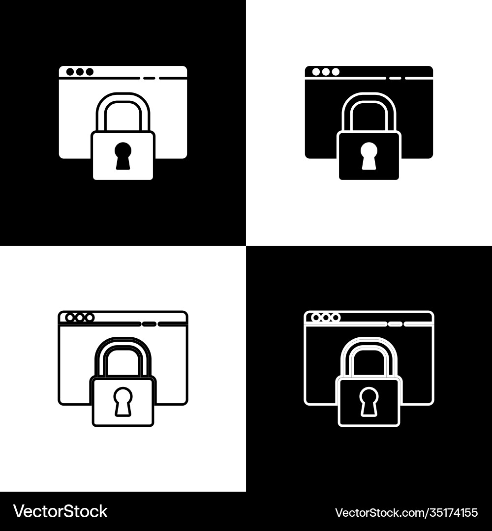 Set secure your site with https ssl icon isolated Vector Image