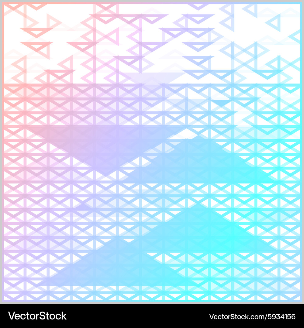 Abstract geometric shape from triangles vector image