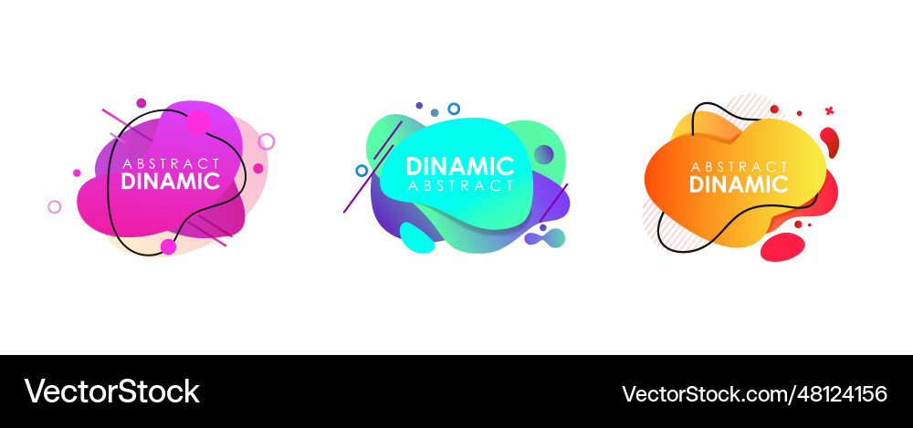 Bright multicolored abstract design elements set Bright multicolored abstract design elements set Vector Image