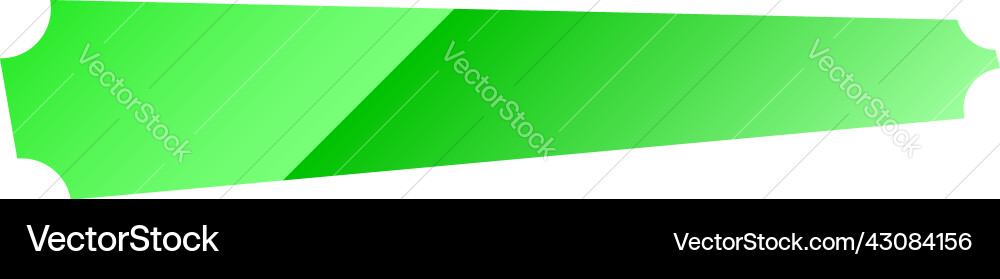 Button banner rectangle shape template Button banner rectangle shape template vector image