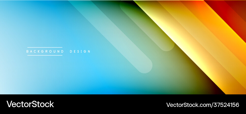Dynamic lines abstract background 3d shadow Vector Image