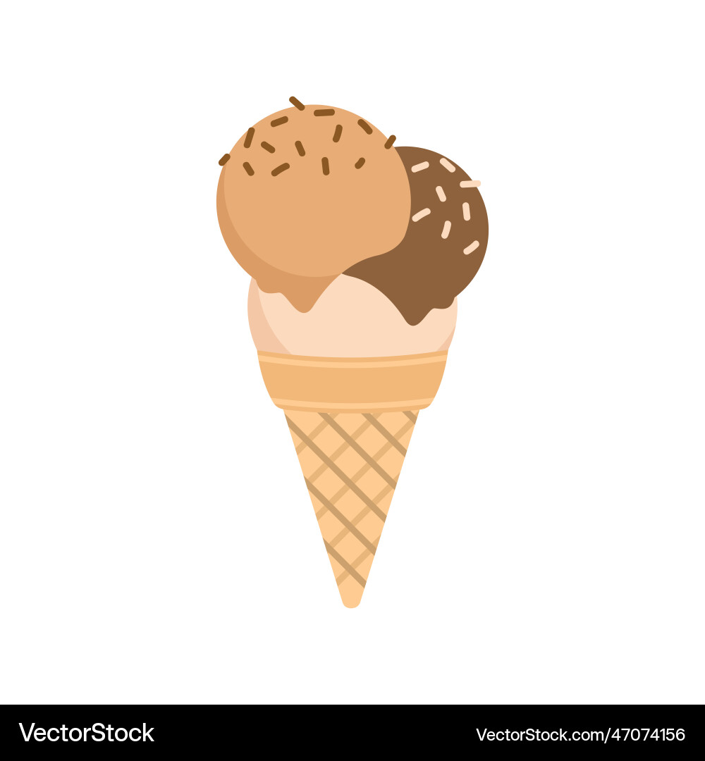 Icecream icon image suitable for mobile Vector Image