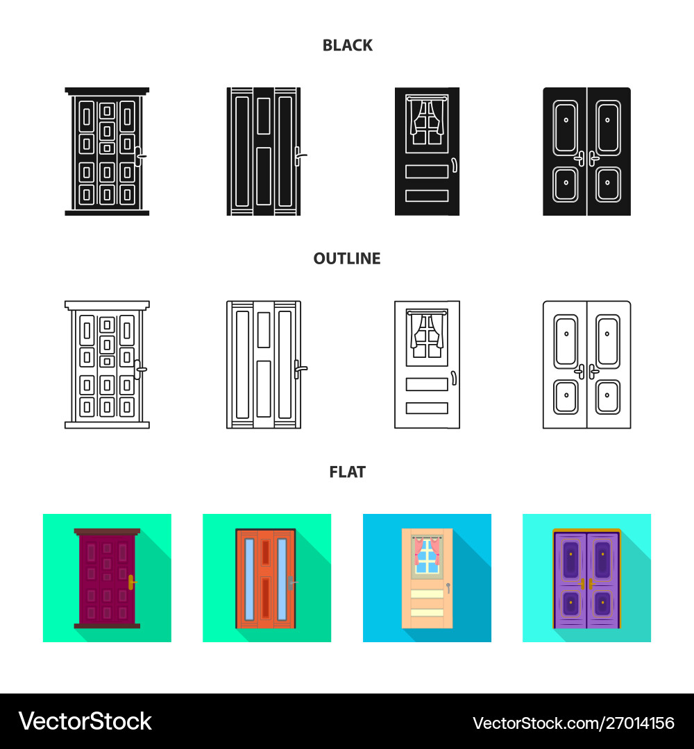 Isolated object architecture and modern logo Vector Image