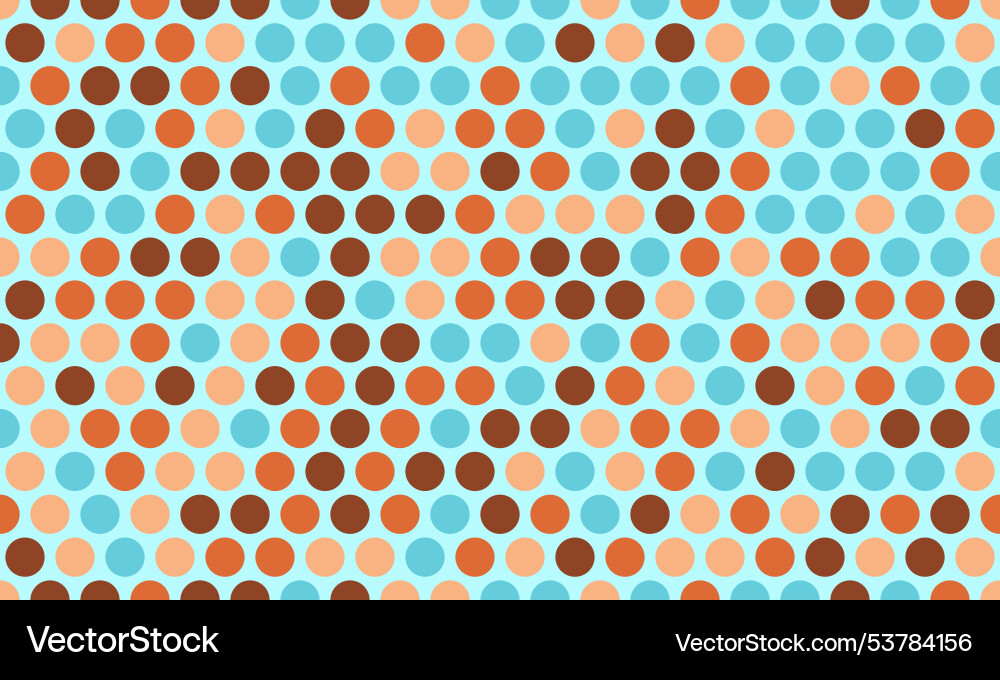 Polka dot pattern with abstract round shapes Polka dot pattern with abstract round shapes Vector Image