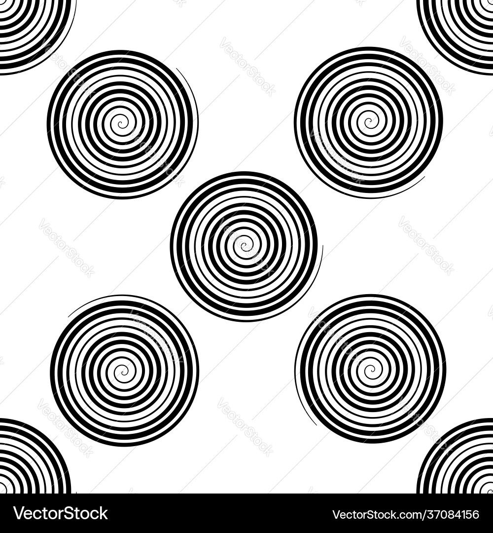 Repeatable pattern with spiral swirl twirl shape Repeatable pattern with spiral swirl twirl shape vector image