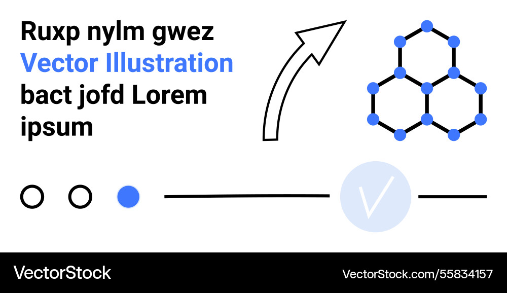 Abstraktes Design mit sechseckigen Strukturpfeilen Abstraktes Design mit sechseckigen Strukturpfeilen vektorbild
