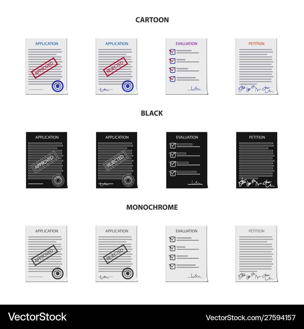 Design form and document icon Design form and document icon vector image