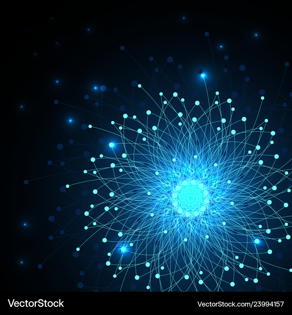 Geometrisches Muster mit verbundenen Linien und Punkten Geometrisches Muster mit verbundenen Linien und Punkten vektorbild