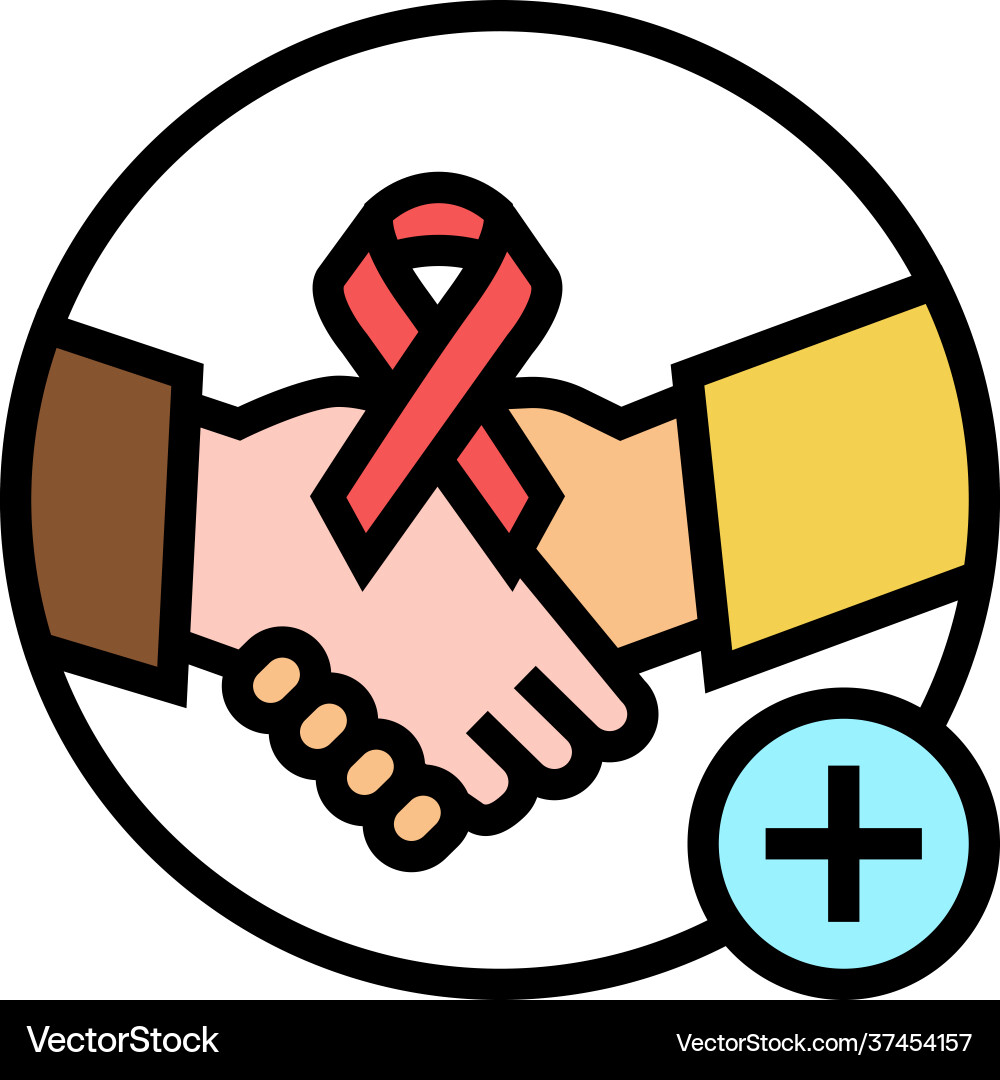 Supportive dermato-oncology program color icon Supportive dermato-oncology program color icon vector image
