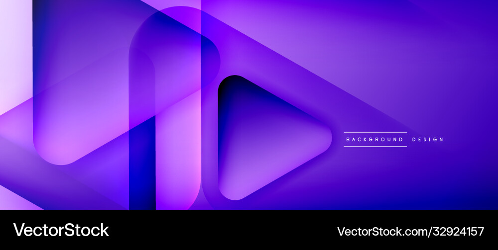 Triangle shapes geometric abstract background 3d Triangle shapes geometric abstract background 3d vector image