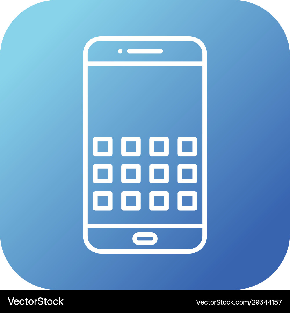 Unique security code line icon Vector Image