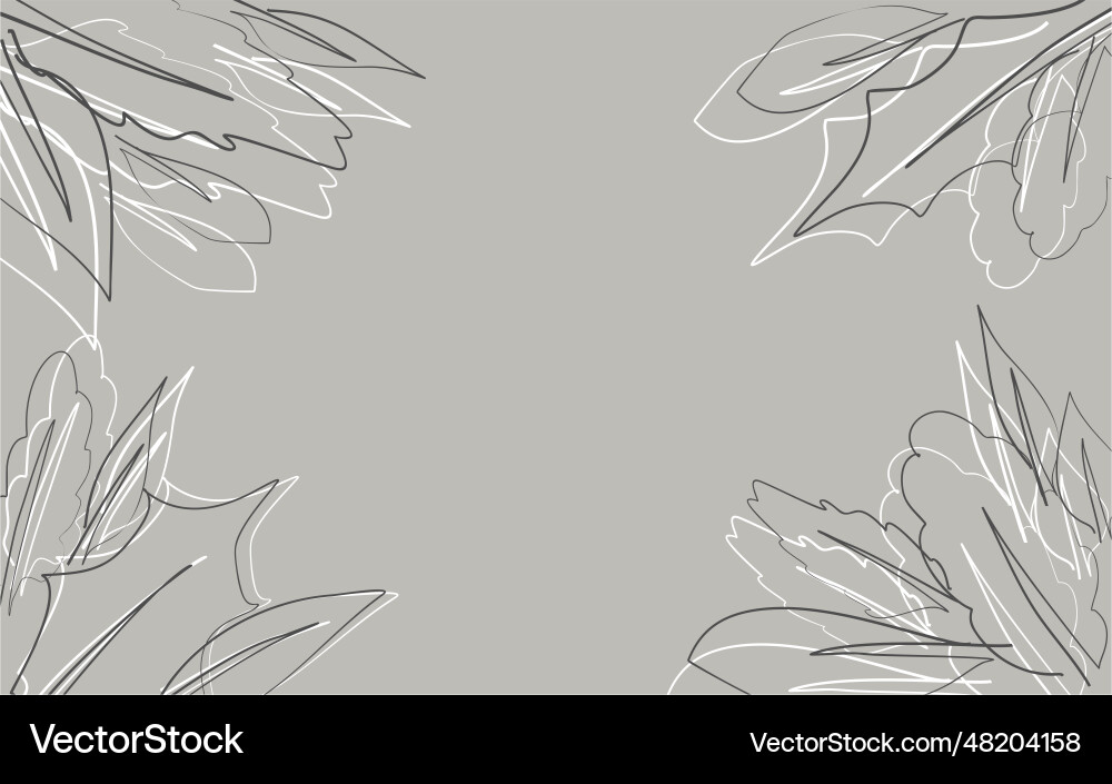 Abstract autumn background with the space for text vector image